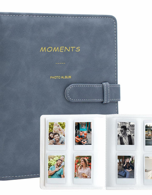 Load image into Gallery viewer, Tugle 256 Pockets Photo Album for Polaroid Instax Mini Cameras Dark Blue
