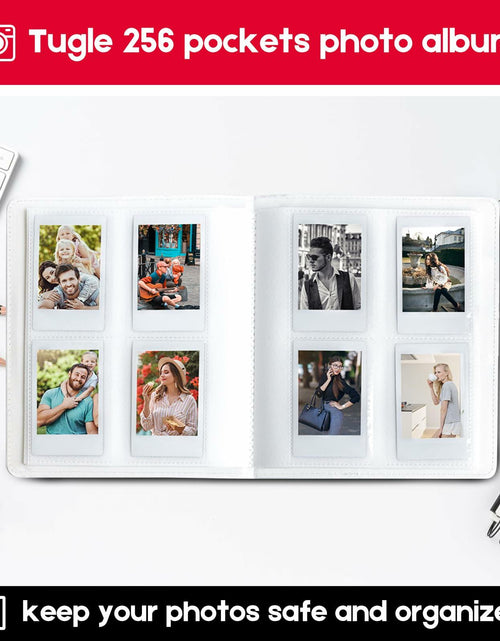 Load image into Gallery viewer, Tugle 256 Pockets Photo Album for Polaroid Instax Mini Cameras Dark Blue
