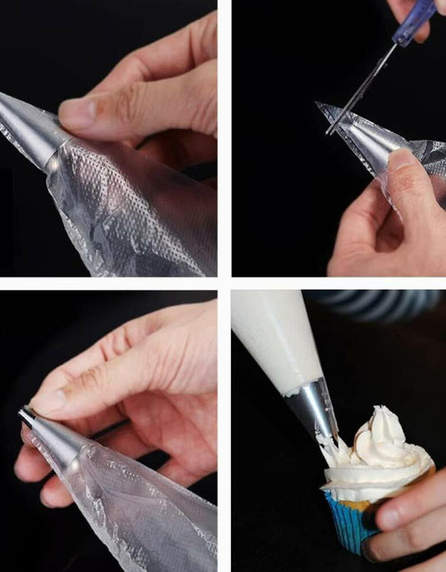 Load image into Gallery viewer, Tumtanm Piping Bags Disposable Pastry Icing Decorating 100pcs Transparent
