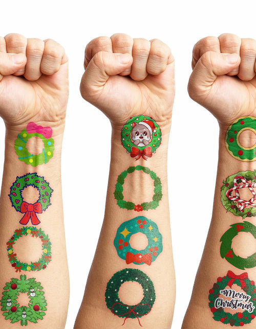 Load image into Gallery viewer, MeoIsDaBest Merry Christmas Temporary Tattoos Xmas Stickers 10 Sheets 100 PCS
