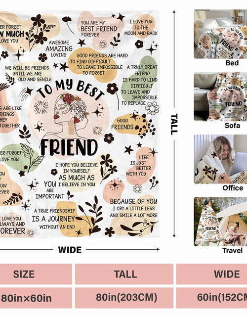Load image into Gallery viewer, HEIFAM Bible Affirmations Blanket Inspirational Christian Gift 60x80
