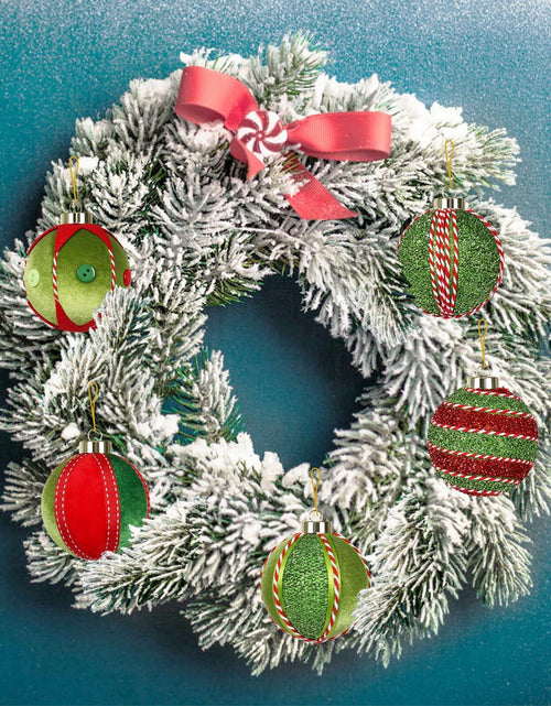 Load image into Gallery viewer, SY Super Bang Christmas Ball Ornaments 15PCS Red Green 80MM
