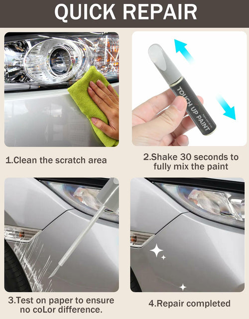 Load image into Gallery viewer, bylikeho Car Scratch Repair Paint Pen Silver Quick &amp; Easy Touch Up
