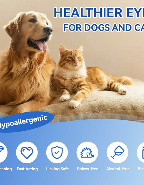 Load image into Gallery viewer, Opdent Dog Eye Wipes Tear Stain Remover 150pcs Extra Large 3.2"
