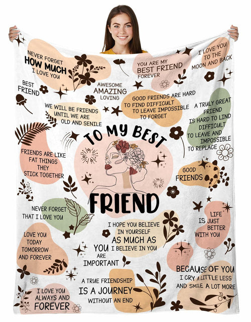 Load image into Gallery viewer, HEIFAM Bible Affirmations Blanket Inspirational Christian Gift 60x80
