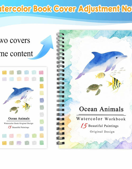 Load image into Gallery viewer, SLWBZ Watercolor Workbooks Painting Kit Thanksgiving Turkey with Paint Set
