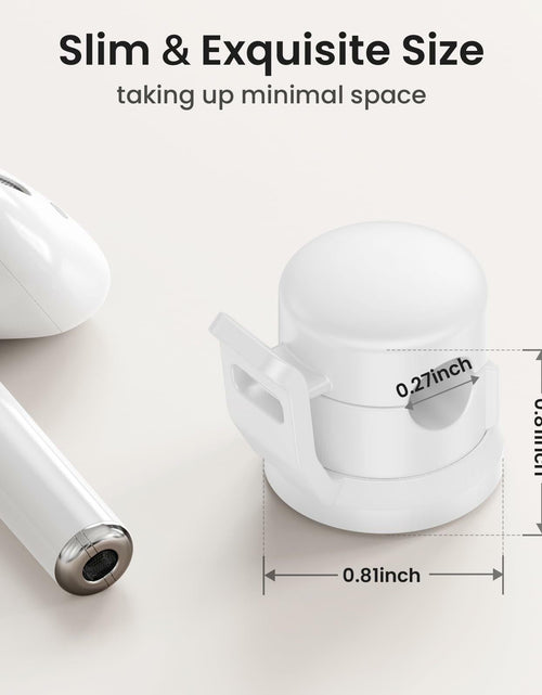 Load image into Gallery viewer, LOTUNY Cable Clips Adjustable Cord Holder White 8 Pack Adhesive
