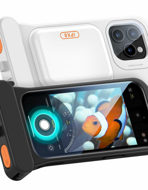 Load image into Gallery viewer, ESR Waterproof Phone Pouch for iPhone 13/14/15 Pro IPX8 2 Pack Black/Clear
