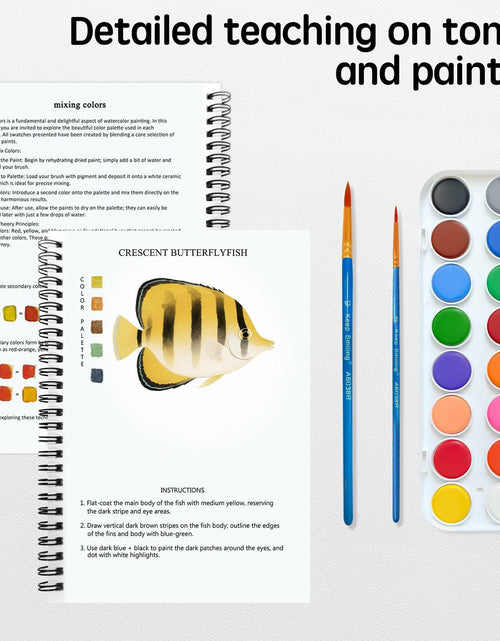 Load image into Gallery viewer, SLWBZ Watercolor Workbooks Painting Kit Thanksgiving Turkey with Paint Set
