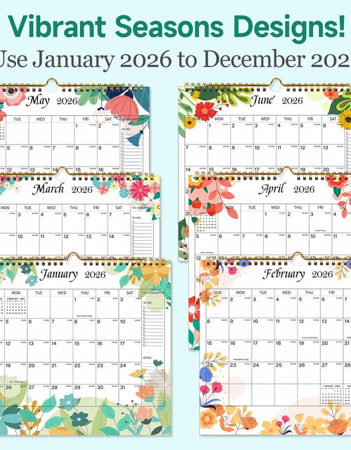 Load image into Gallery viewer, Lbylyhxc 2026 Wall Calendar 18 Months Jul 2025-Dec 2026 14.7x11.5 Inches
