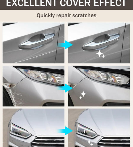 bylikeho Car Scratch Repair Paint Pen Silver Quick & Easy Touch Up