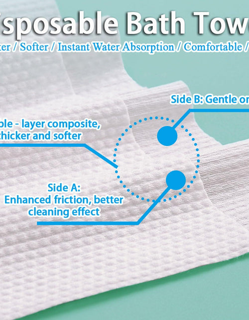 Load image into Gallery viewer, Generic Disposable Bath Towels 10 Pack Large 27.5x55 White
