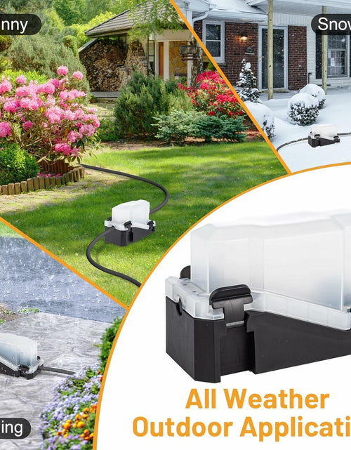 Load image into Gallery viewer, CFMASTER Weatherproof Outdoor Electrical Box 7x3x4in IP66 White &amp; Black
