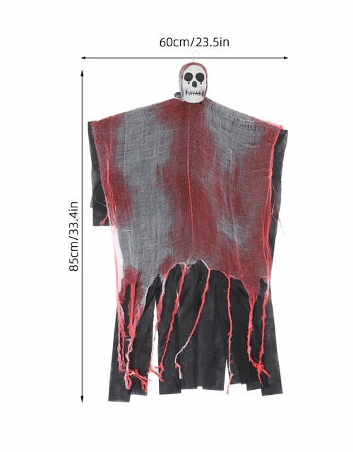 Load image into Gallery viewer, STOBAZA 33.4" LED Hanging Ghosts Halloween Decorations Grim Reaper
