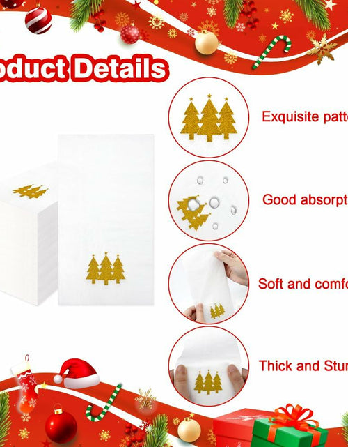 Load image into Gallery viewer, Btmooz Fall Thanksgiving Disposable Paper Napkins 100 Pcs Pumpkin Maple Leaf

