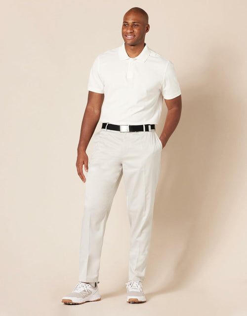 Load image into Gallery viewer, Amazon Essentials Men's Athletic-fit Stretch Golf Pants Stone Size 48W x 30L
