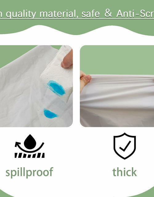 Load image into Gallery viewer, YOLCAR Disposable Tablecloths 108x54in PEVA White 2 Pack Classic Style
