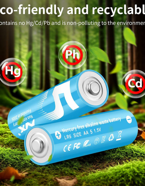 Load image into Gallery viewer, Aolcev AA 2500mAh 1.5V Alkaline Batteries 10 Pack Multicolor
