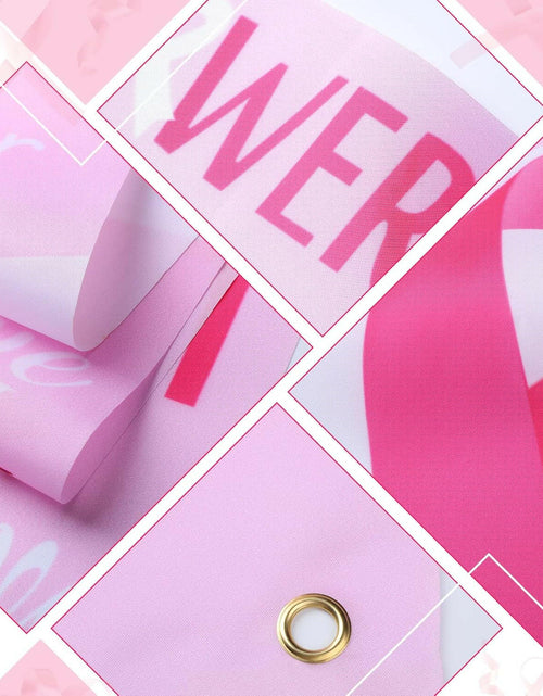 Load image into Gallery viewer, Tiamon 8 Pcs Breast Cancer Awareness Pink Ribbon Party Decorations Garland
