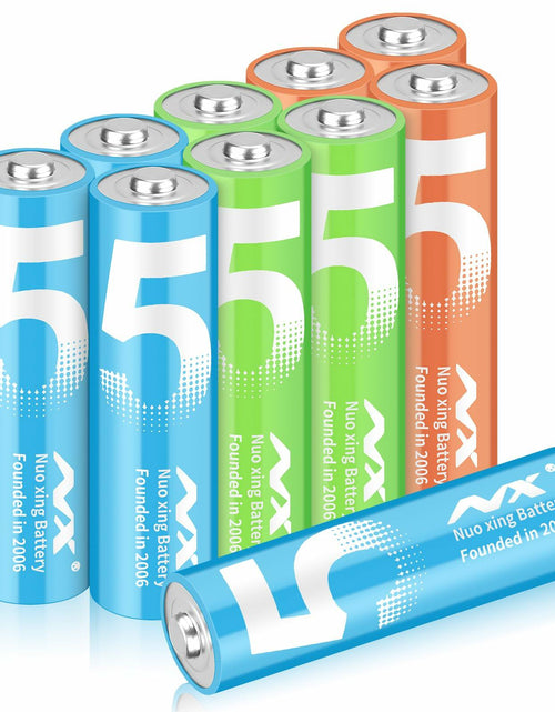 Load image into Gallery viewer, Aolcev AA 2500mAh 1.5V Alkaline Batteries 10 Pack Multicolor
