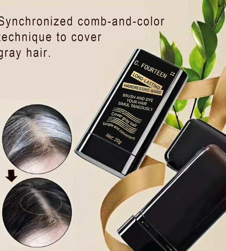 Vienflona Safe and Convenient Comb Hair Dye Gray Coverage Waterproof Coffee 03