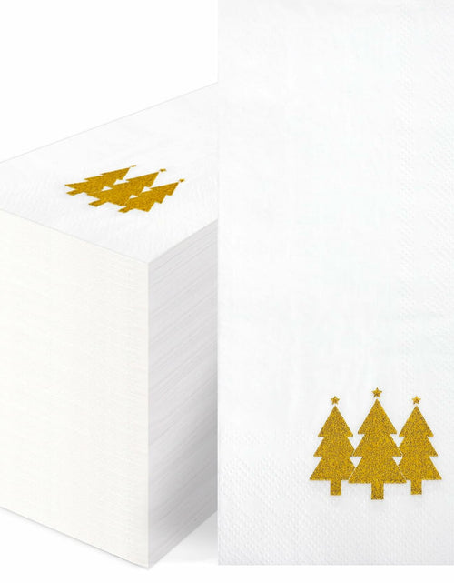 Load image into Gallery viewer, Btmooz Fall Thanksgiving Disposable Paper Napkins 100 Pcs Pumpkin Maple Leaf
