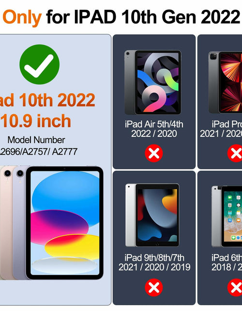 Load image into Gallery viewer, Temdan iPad Case 11th Gen 11"/10th Gen 10.9" 360° Stand Handle Strap Black
