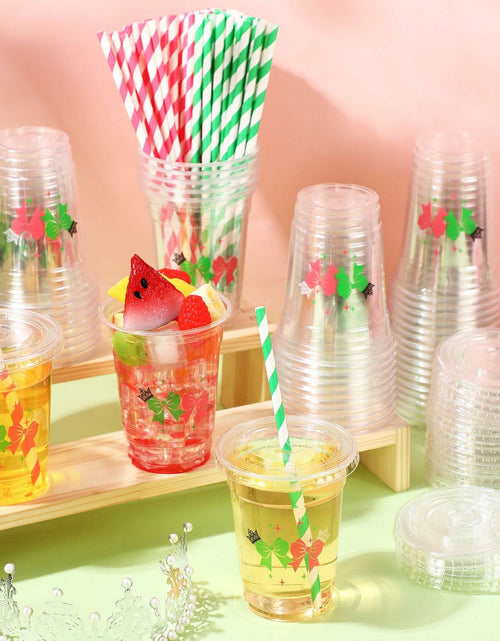 Load image into Gallery viewer, Baderke 150 Pack 12oz Pink Green Plastic Witch Princess Party Cups
