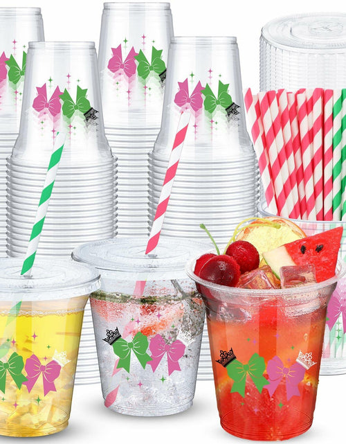 Load image into Gallery viewer, Baderke 150 Pack 12oz Pink Green Plastic Witch Princess Party Cups
