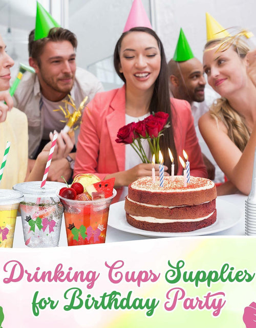 Load image into Gallery viewer, Baderke 150 Pack 12oz Pink Green Plastic Witch Princess Party Cups
