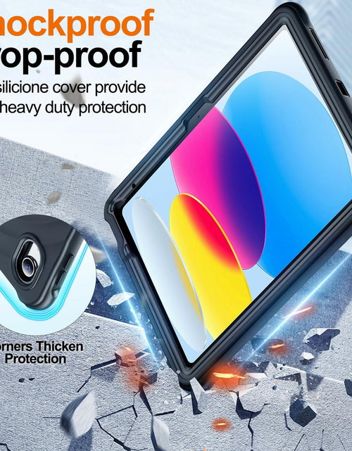 Load image into Gallery viewer, Temdan iPad Case 11th Gen 11"/10th Gen 10.9" 360° Stand Handle Strap Black
