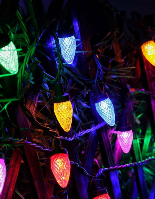 Load image into Gallery viewer, HAYATA 50 LED Strawberry String Lights 23ft C6 Multi Color Christmas Decor
