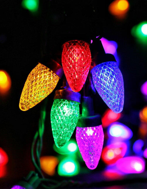 Load image into Gallery viewer, HAYATA 50 LED Strawberry String Lights 23ft C6 Multi Color Christmas Decor
