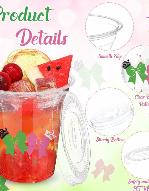 Load image into Gallery viewer, Baderke 150 Pack 12oz Pink Green Plastic Witch Princess Party Cups
