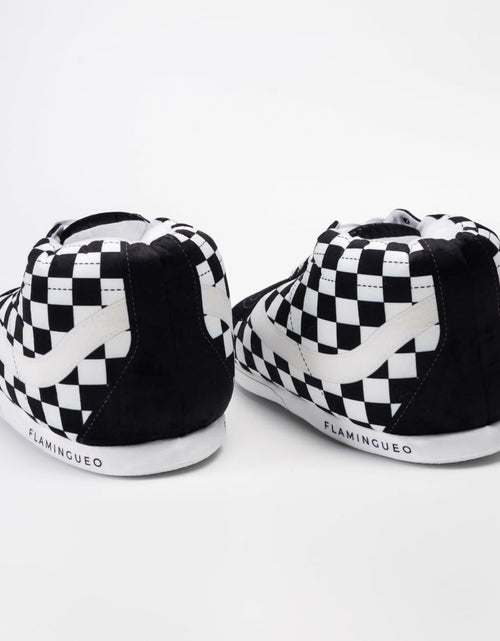 Load image into Gallery viewer, Flamingueo Cute White Sneaker House Slippers for Women &amp; Men One Size
