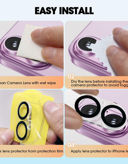 Load image into Gallery viewer, Xfilm iPhone 16 &amp; 16 Plus Camera Lens Protector 9H Tempered Glass Cover
