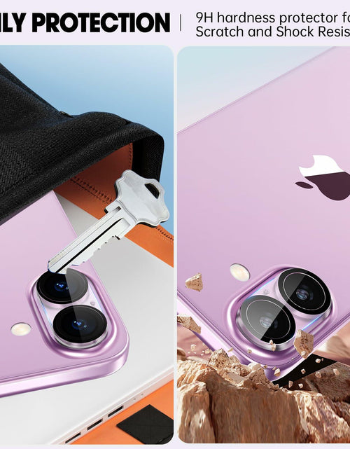 Load image into Gallery viewer, Xfilm iPhone 16 &amp; 16 Plus Camera Lens Protector 9H Tempered Glass Cover
