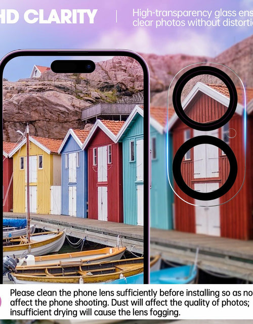 Load image into Gallery viewer, Xfilm iPhone 16 &amp; 16 Plus Camera Lens Protector 9H Tempered Glass Cover
