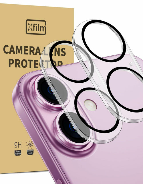 Load image into Gallery viewer, Xfilm iPhone 16 &amp; 16 Plus Camera Lens Protector 9H Tempered Glass Cover

