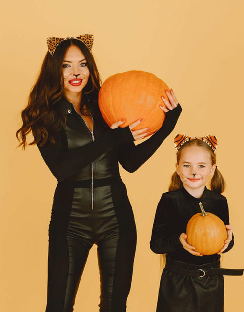 Load image into Gallery viewer, Aprince Cheetah Leopard Cat Ears Headband Color 04 1 Count Women Halloween
