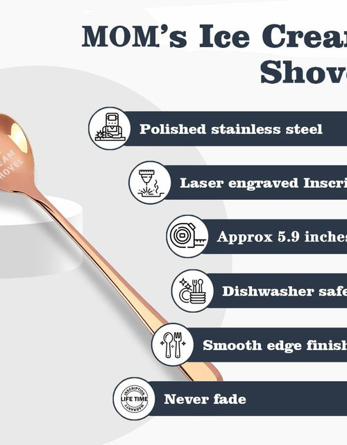 Load image into Gallery viewer, stormroo Engraved Stainless Steel Ice Cream Scoop Spoon Gift for Mom
