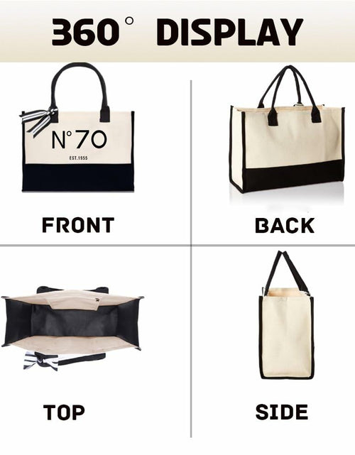 Load image into Gallery viewer, QLSKO Birthday Gift Canvas Tote Bag for Women Beach Party Keepsake
