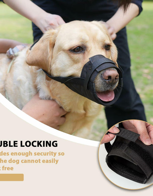 Load image into Gallery viewer, Herrypiggy Dog Muzzle Oxford Breathable Mouth Cover Khaki Size XXS
