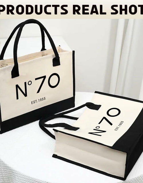 Load image into Gallery viewer, QLSKO Birthday Gift Canvas Tote Bag for Women Beach Party Keepsake
