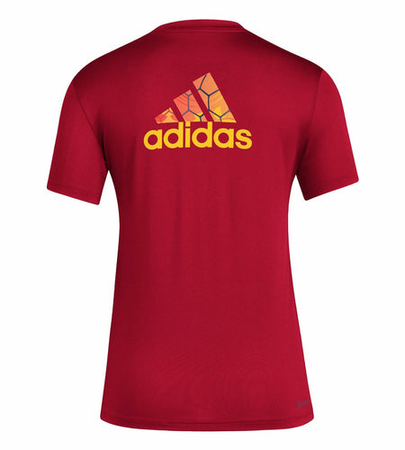 adidas Women Real Salt Lake Pre-Game T-Shirt Team Victory Red XL Tall