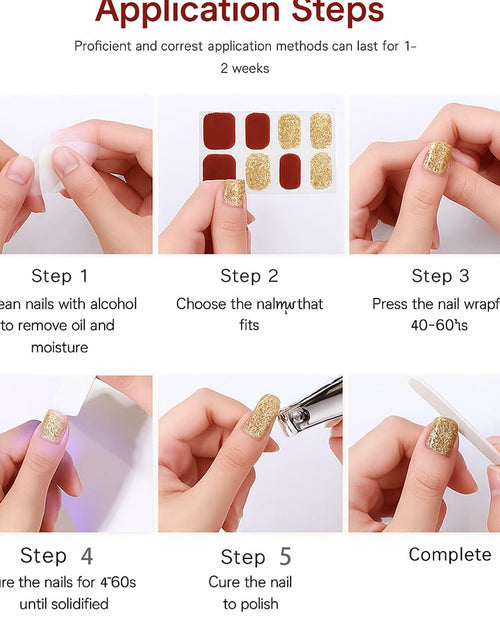 Load image into Gallery viewer, HBGAYLYH Halloween Semi Cured Gel Nail Stickers Orange Spider 20 Pieces
