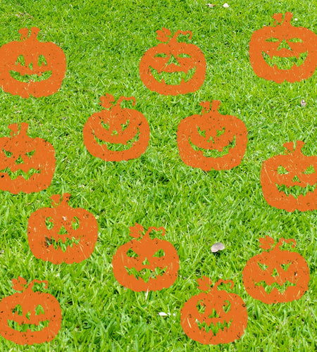 Weysat 8 Pcs Large Ghost Halloween Stencils Reusable for Crafts Yard Art