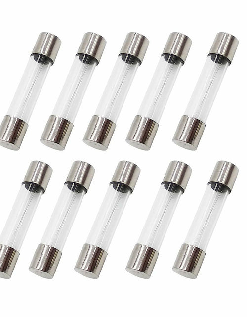 Load image into Gallery viewer, COMPSTUDIO 10Pcs 0.5A 250V Fast Blow Glass Fuse 6x30mm
