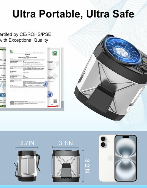 Load image into Gallery viewer, yiHuiya Portable Fan Under Shirt Waist Clip-On 4-Speed Rechargeable White
