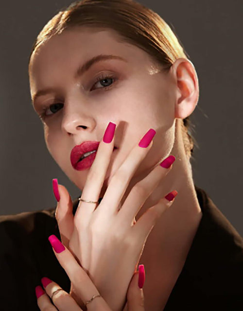 Load image into Gallery viewer, TANYOOTO Christmas Press On Nails Medium Almond Multicolor Snowflakes Bow
